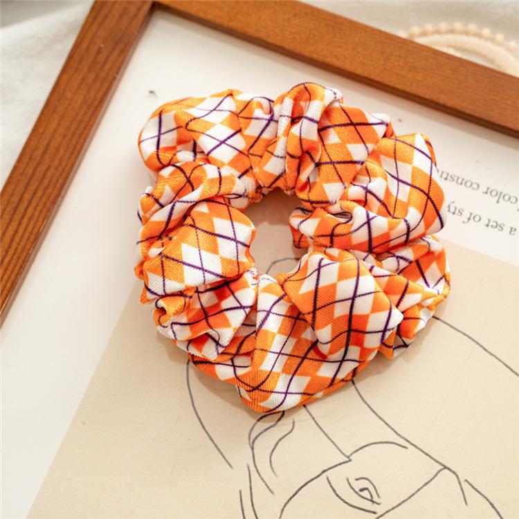 Wholesale of Autumn and Winter New Halloween Women's Flannel Hair Scrunchies