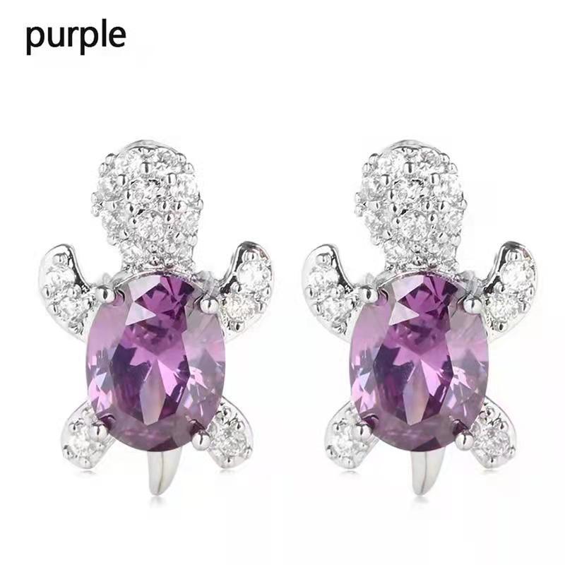 Wholesale Cartoon Turtle Alloy Earrings