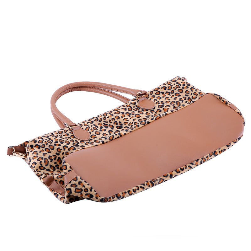 Wholesale Synthetic Leather Cow Pattern Travel Bag