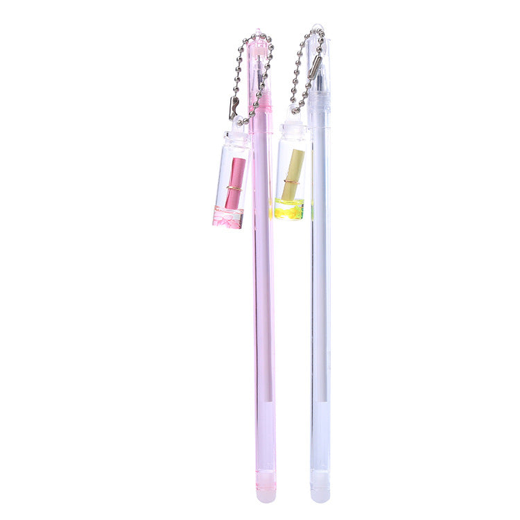 Wholesale Plastic Drift Bottle Pendant Ballpoint Pen