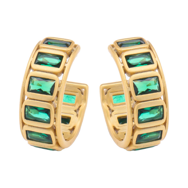 Wholesale Round Nano Vintage Earrings