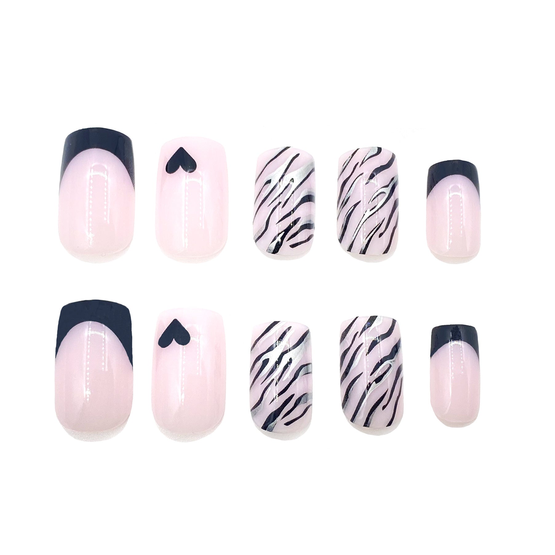 Wholesale Plastic Jianbing Penetrating Black Manicure Patch