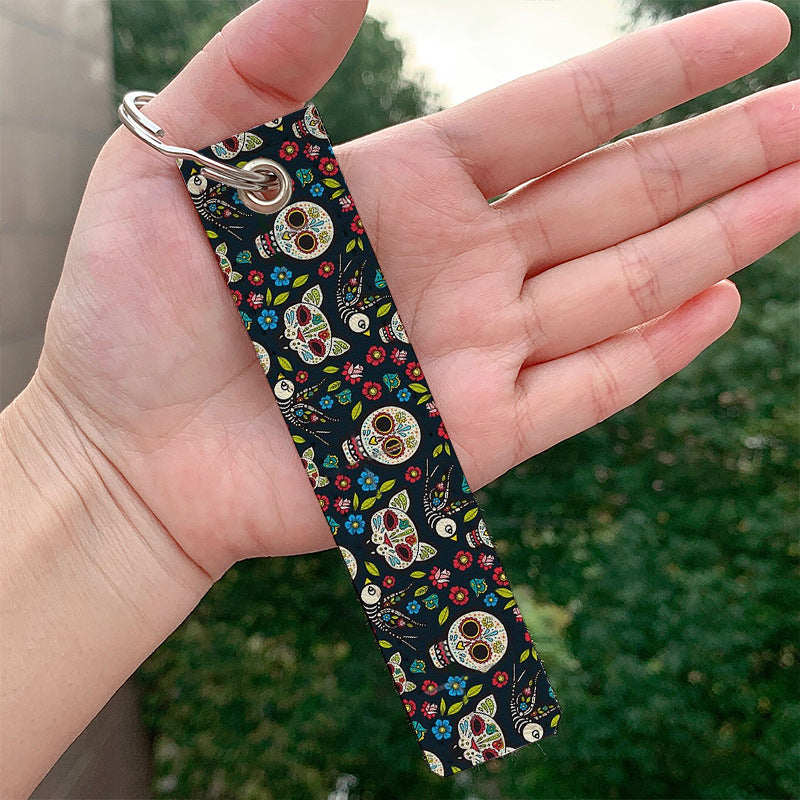 Wholesale Skull PU Keychain Accessories