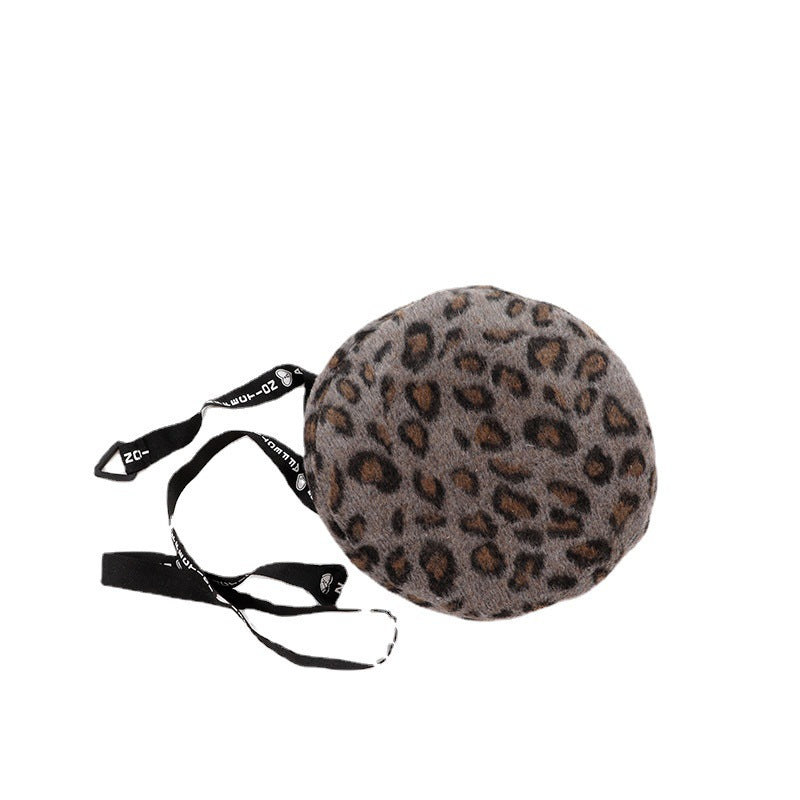Wholesale Woolen Leopard Print Beret