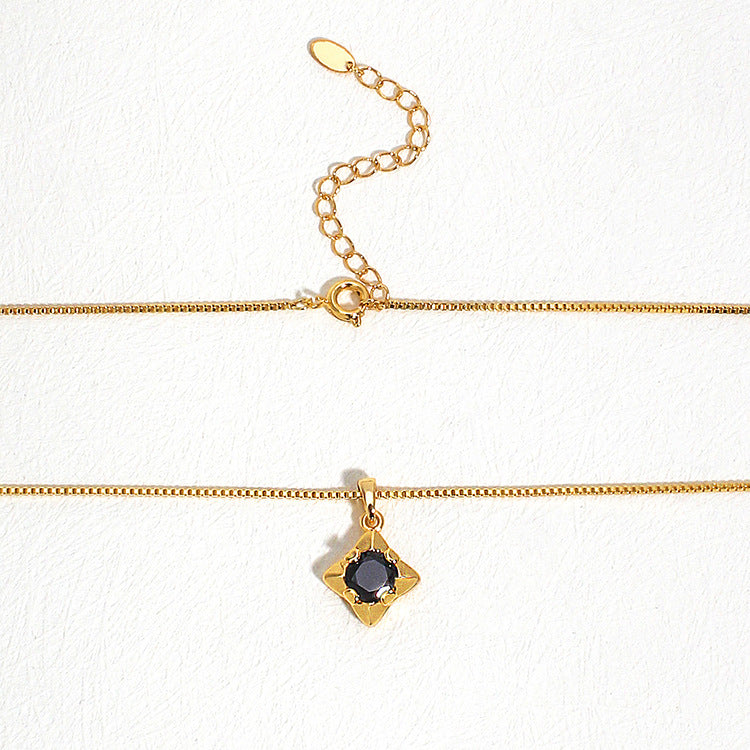 Wholesale Vintage Black Crystal Copper Necklaces