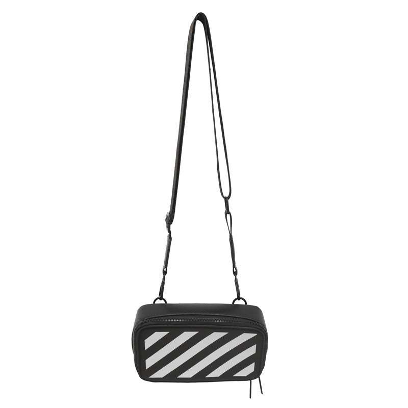 Wholesale PU Striped Crossbody Bag, Single Shoulder Bag, Mobile Phone Bag, Chest Bag
