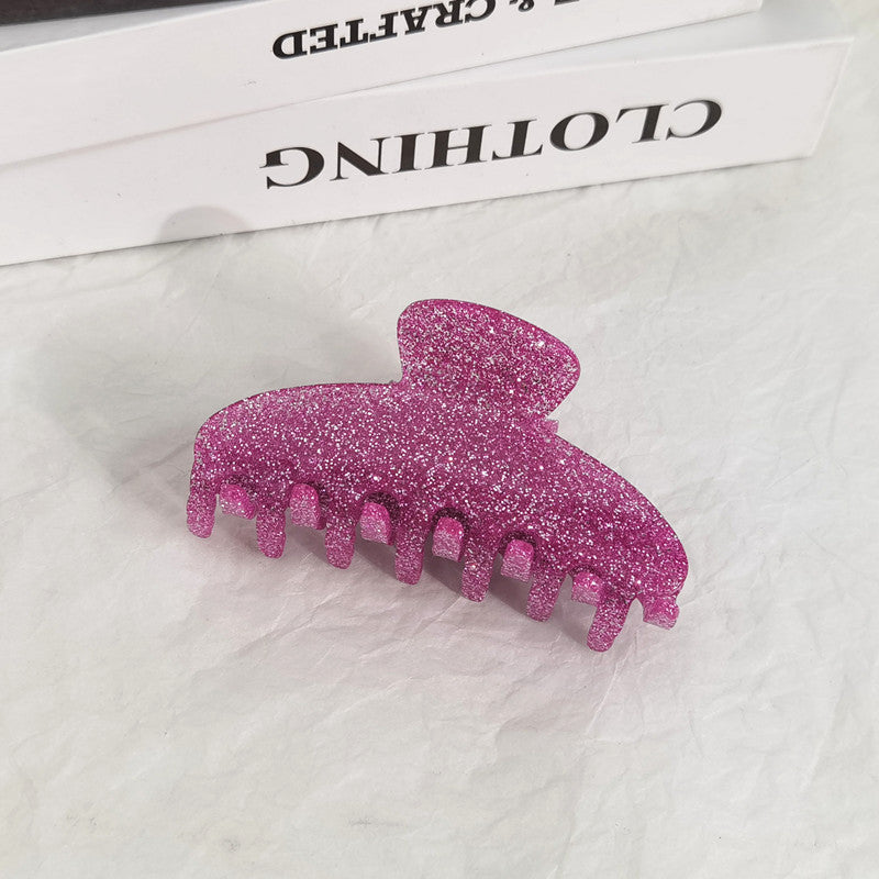 Wholesale Glitter Fluorescent Acetate Hair Clips