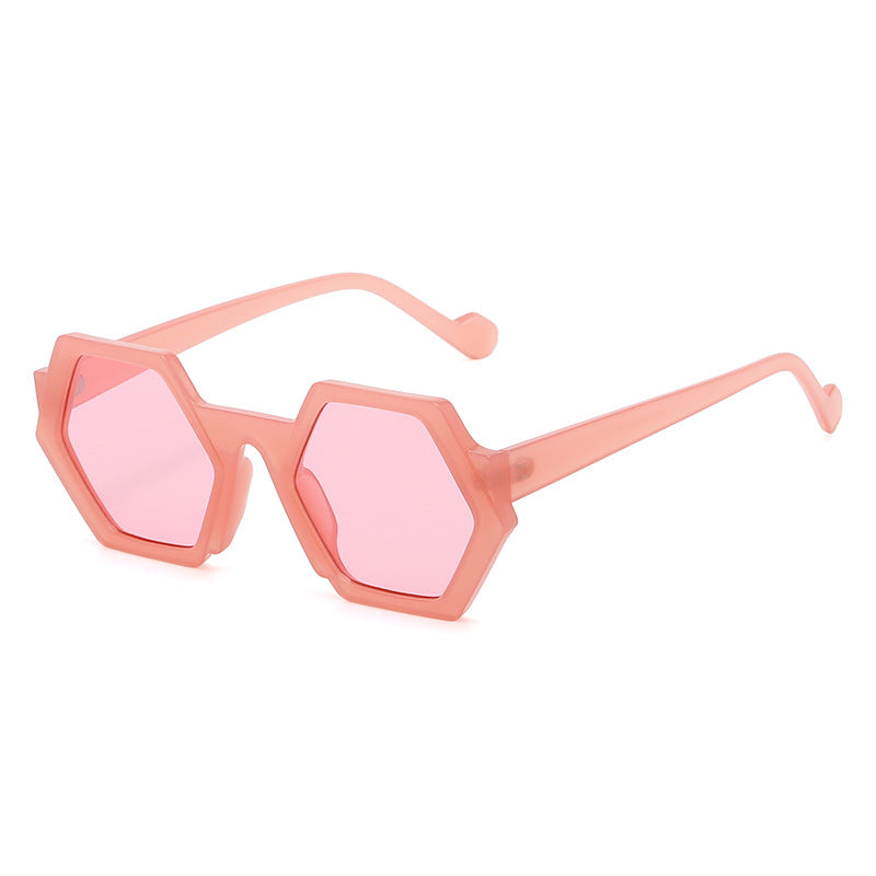 Wholesale Personalized Polygon PU Sunglasses