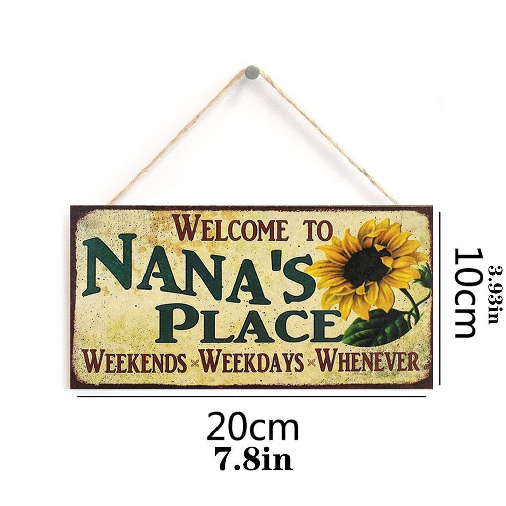 Letrero de madera colgante de girasol para el día de la madre al por mayor