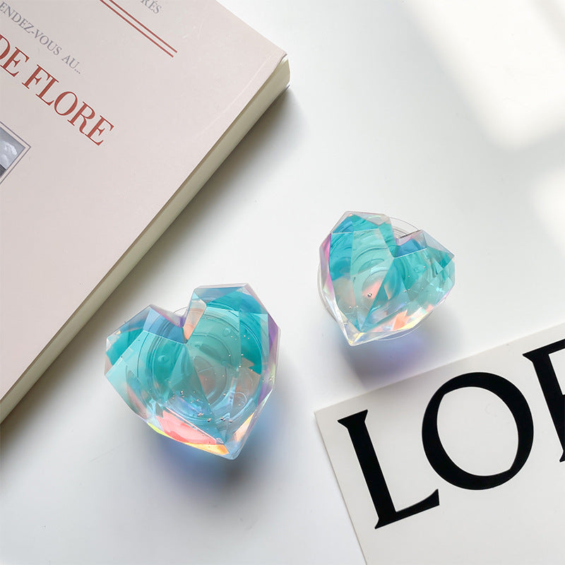 Wholesale Plastic Geometric Laser Love Airbags Mobile Phone Holders