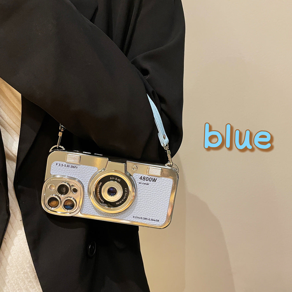 Venta al por mayor Estuche para teléfono con cámara retro estéreo TUP