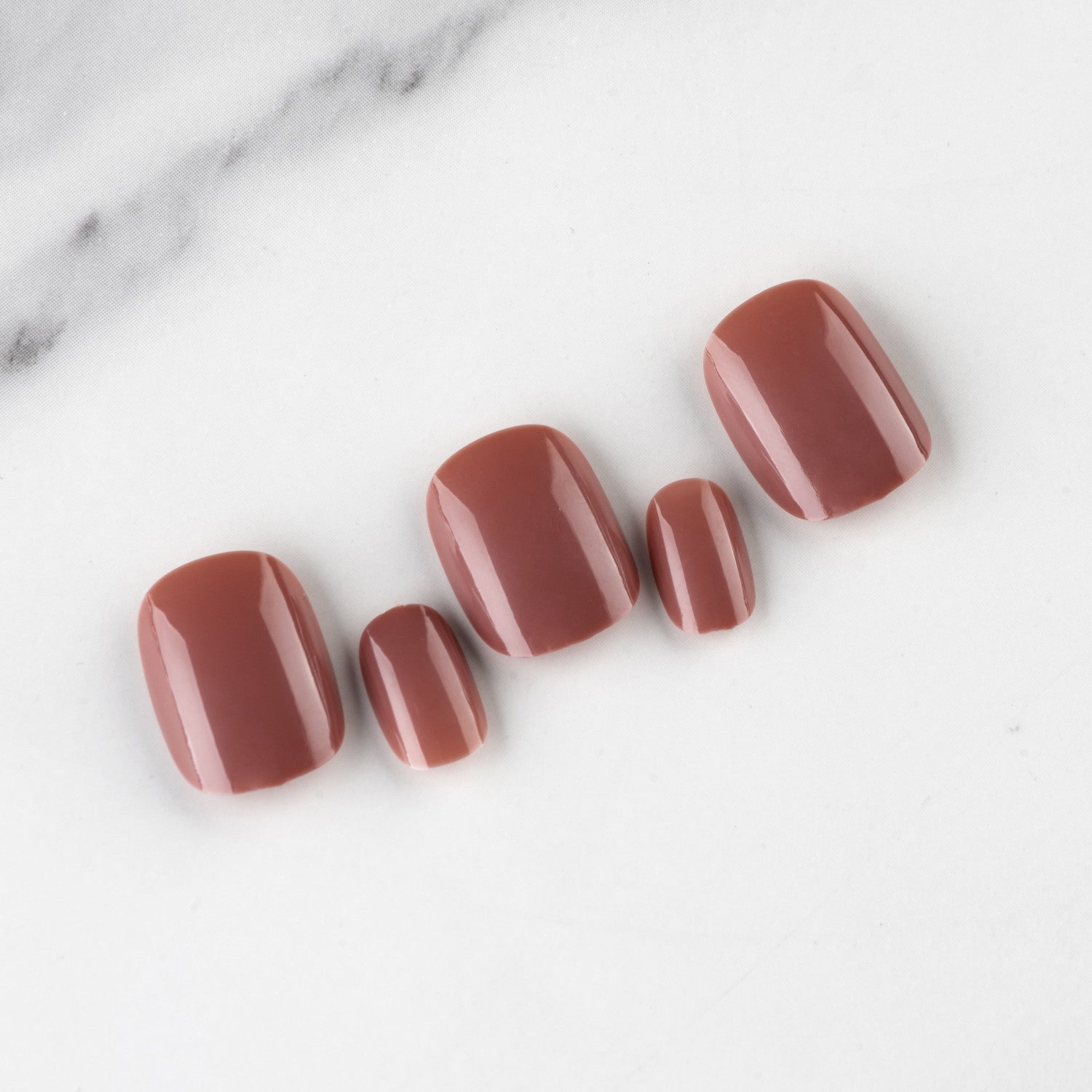 Wholesale Short Glossy Plastic Nail Stickers