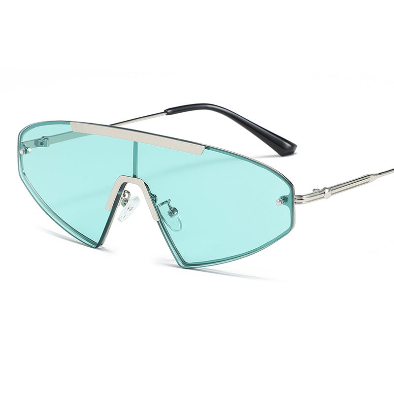 Wholesale PC One Piece Marine Sheet Metal Frame Sunglasses