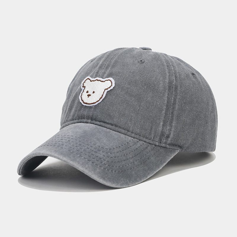 Wholesale Cotton Cute Bear Baseball Cap