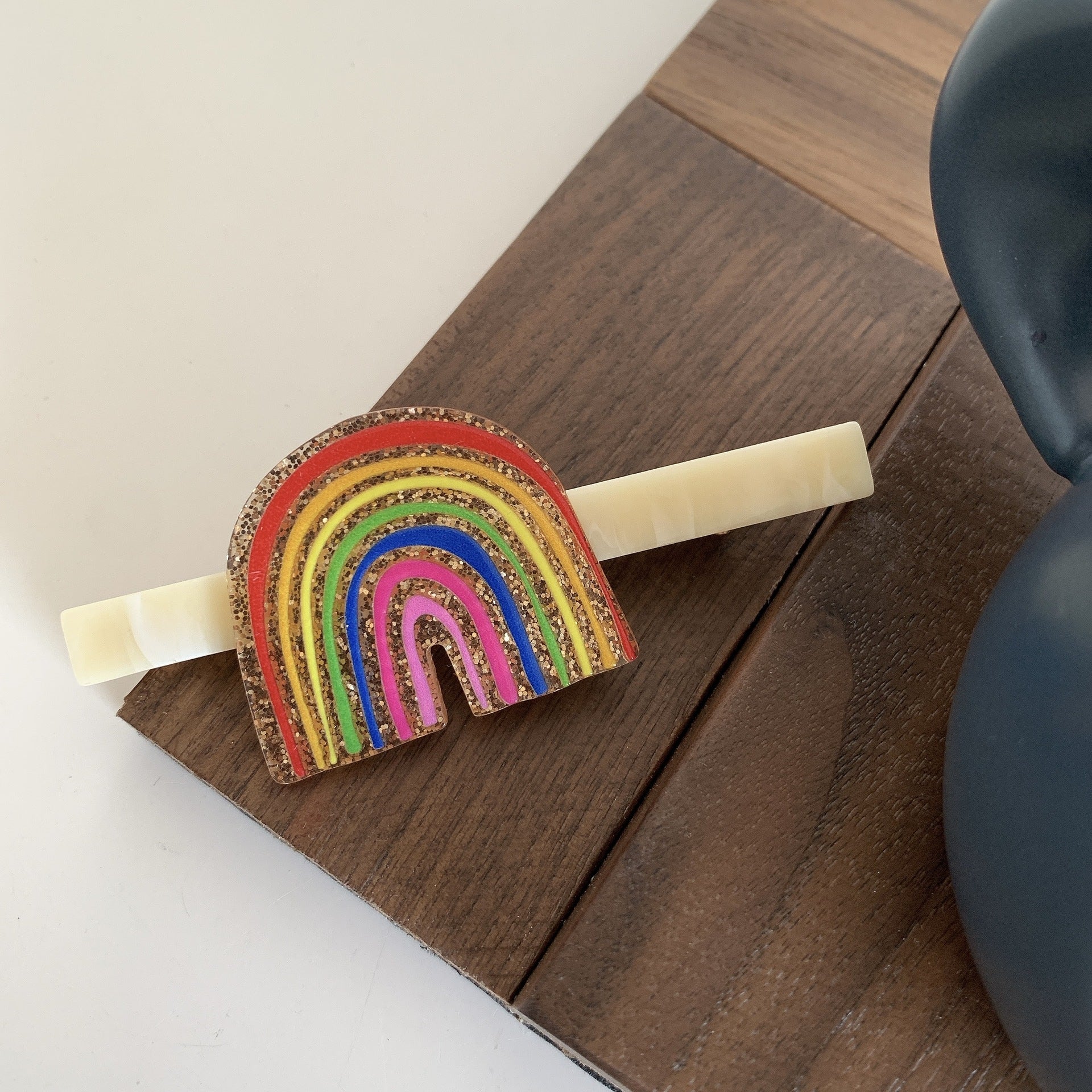 Wholesale Rainbow Cloud Acetate Hair Clips