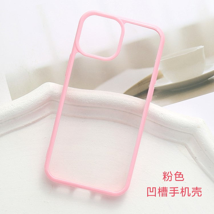 Wholesale Acrylic Macaron Color Frame Mobile Phone Case