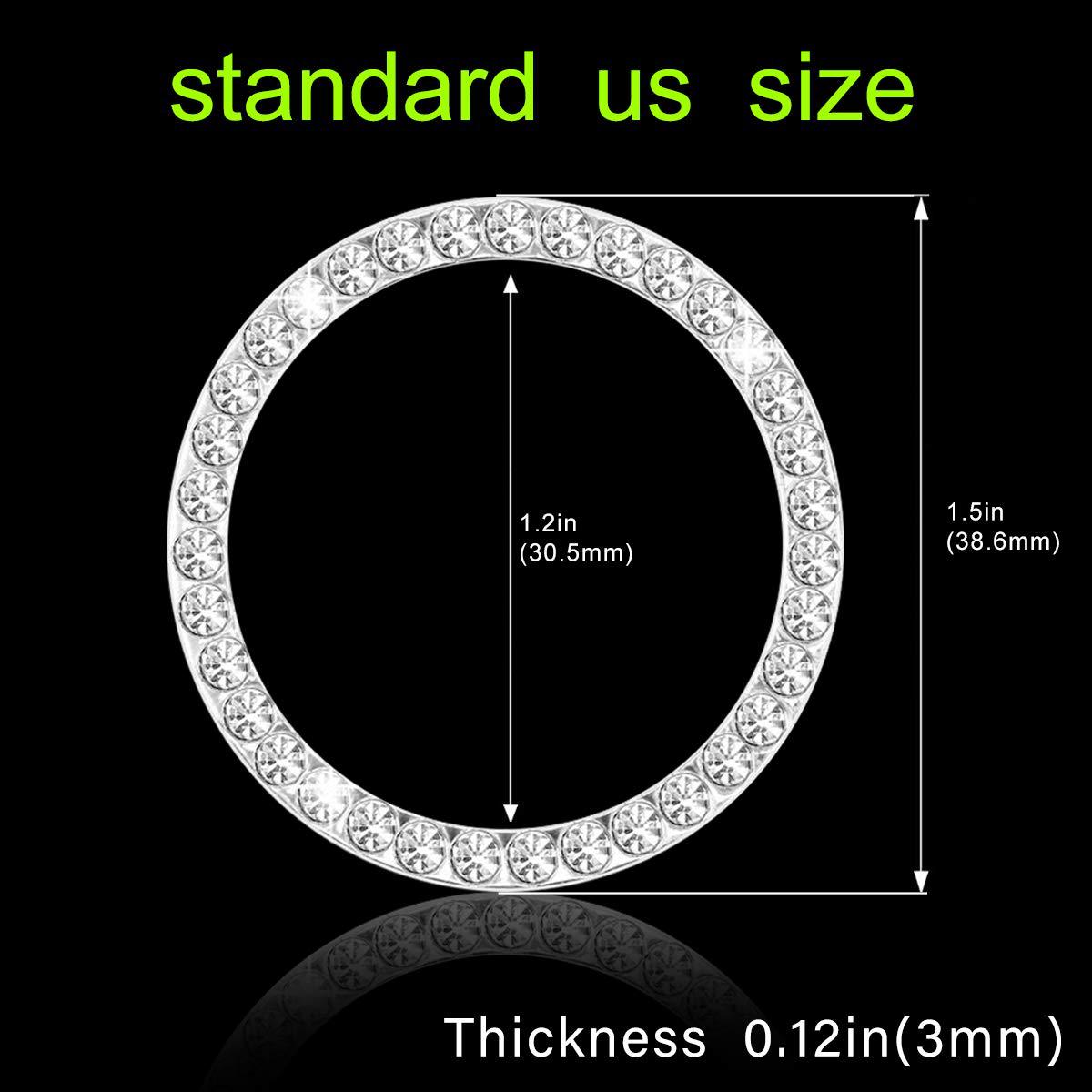 Wholesale Car Start Button Diamond Decoration Ring