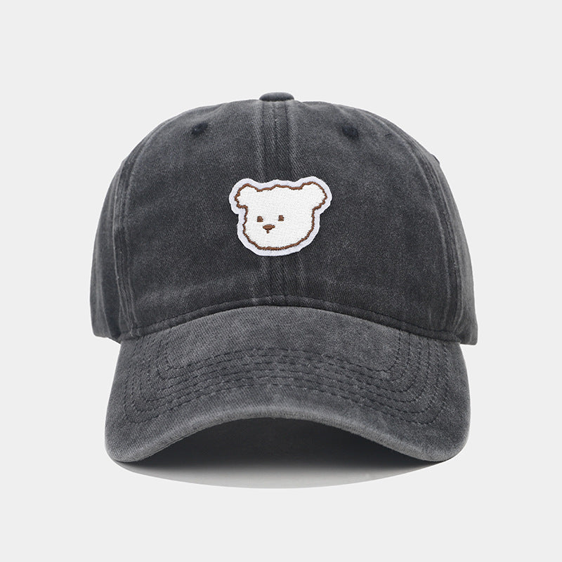 Wholesale Cotton Cute Bear Baseball Cap