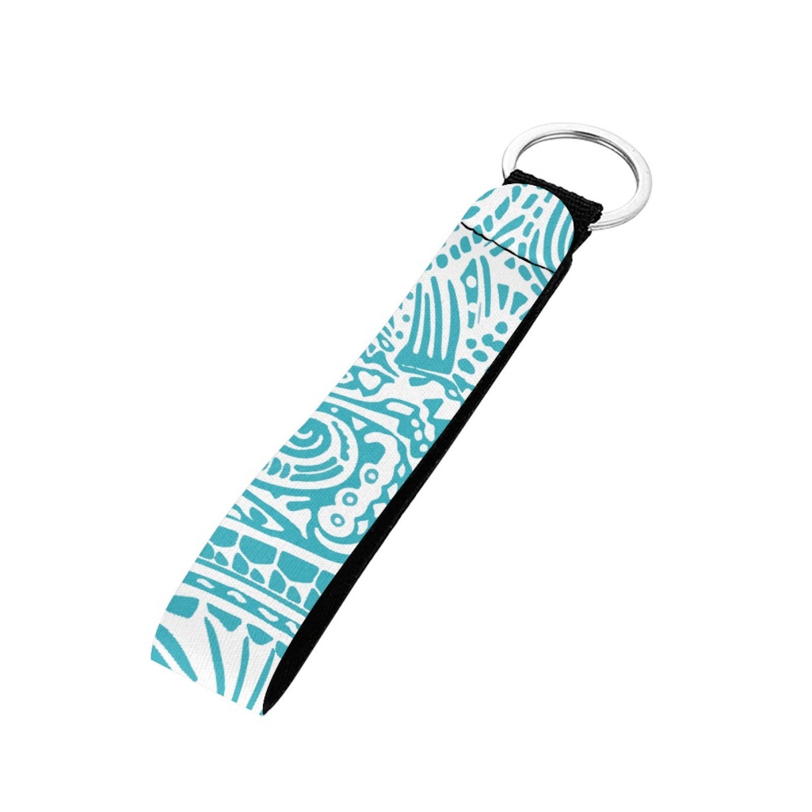 Wholesale Webbing Boho Tie Dye Lanyard Keychain