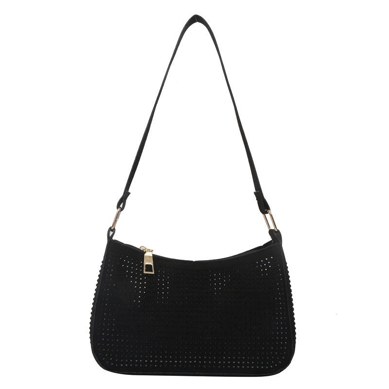 Bolso de hombro de diamantes con PU al por mayor PU