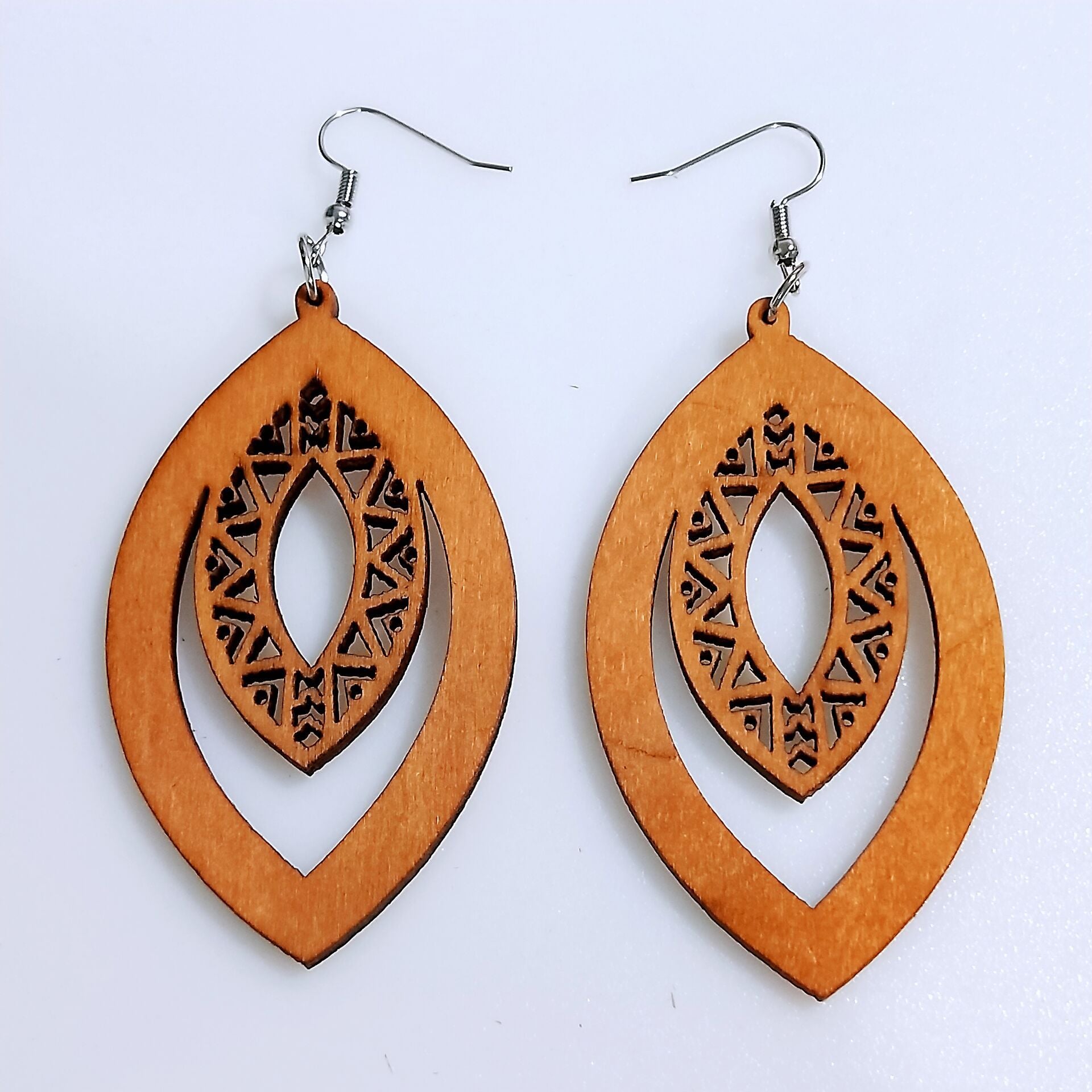 Wholesale African Vintage Wood Earrings