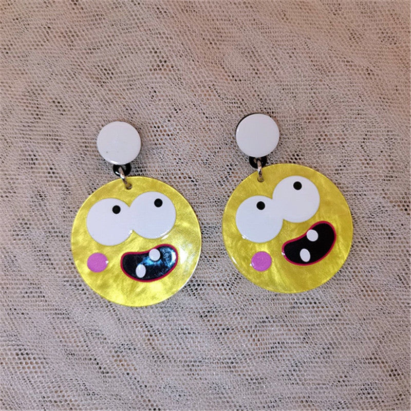 Wholesale Skull Fun Acrylic Earrings