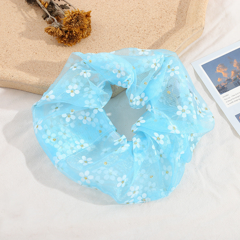 Wholesale LED Floral Tulle Hair Ties