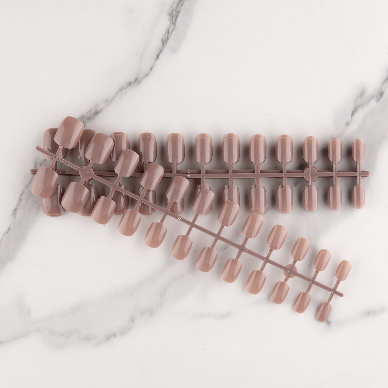 Wholesale Short Glossy Plastic Nail Stickers