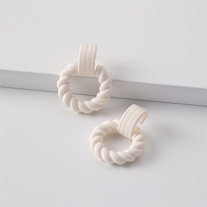 Wholesale Jewelry Spray Painted Candy Acrylic Earrings