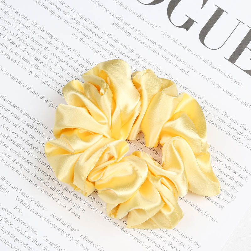 Gomas Para El Cabello Con Volantes De Terciopelo Grande Vintage al por mayor