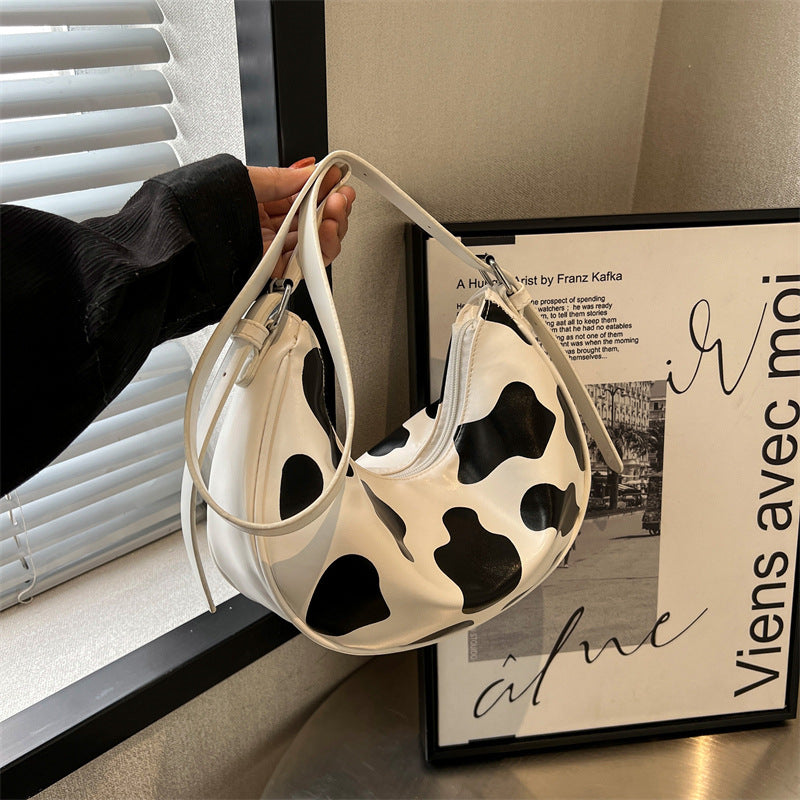 Wholesale Cow Pattern Shoulder Bag Crossbody Bag