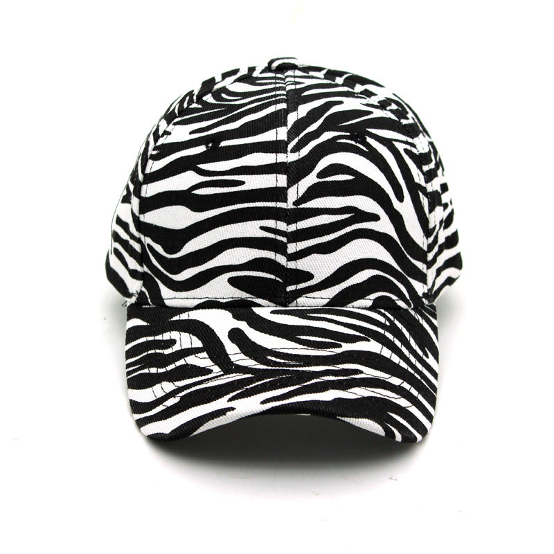 Gorra de béisbol a rayas de leche versátil de algodón al por mayor