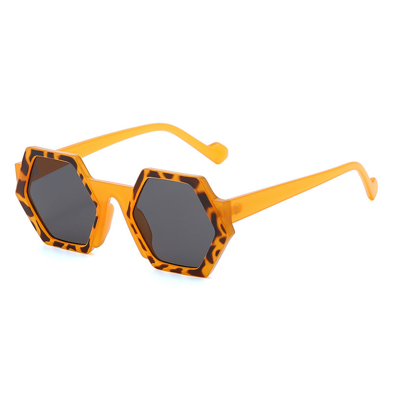 Wholesale Personalized Polygon PU Sunglasses