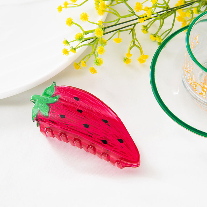 Wholesale Colorful Fruit Acrylic Hair Clips