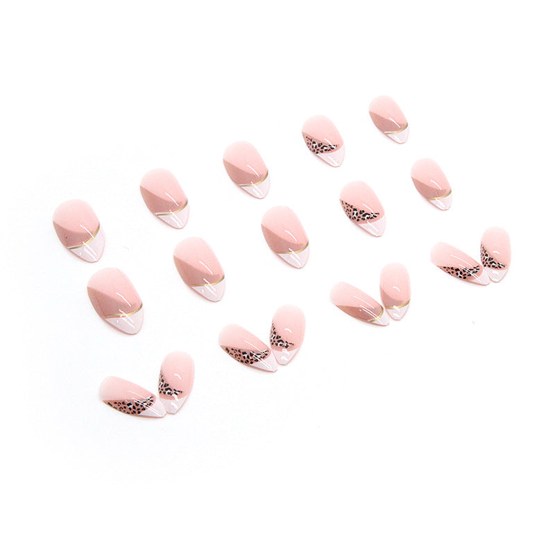 Wholesale Plastic Leopard French Manicure Chips