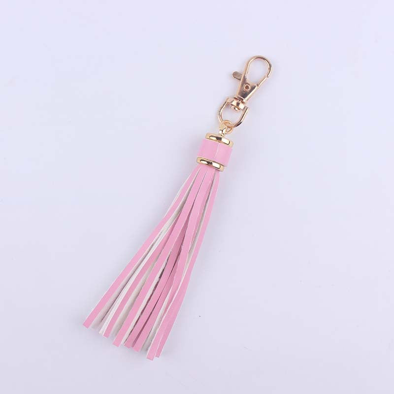 Venta al por mayor Accesorios de llavero de cuero PU