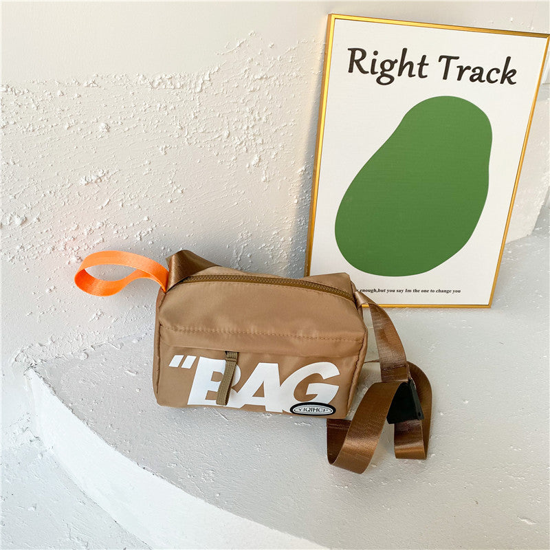 Wholesale One Shoulder Messenger Polyester Kids Bag