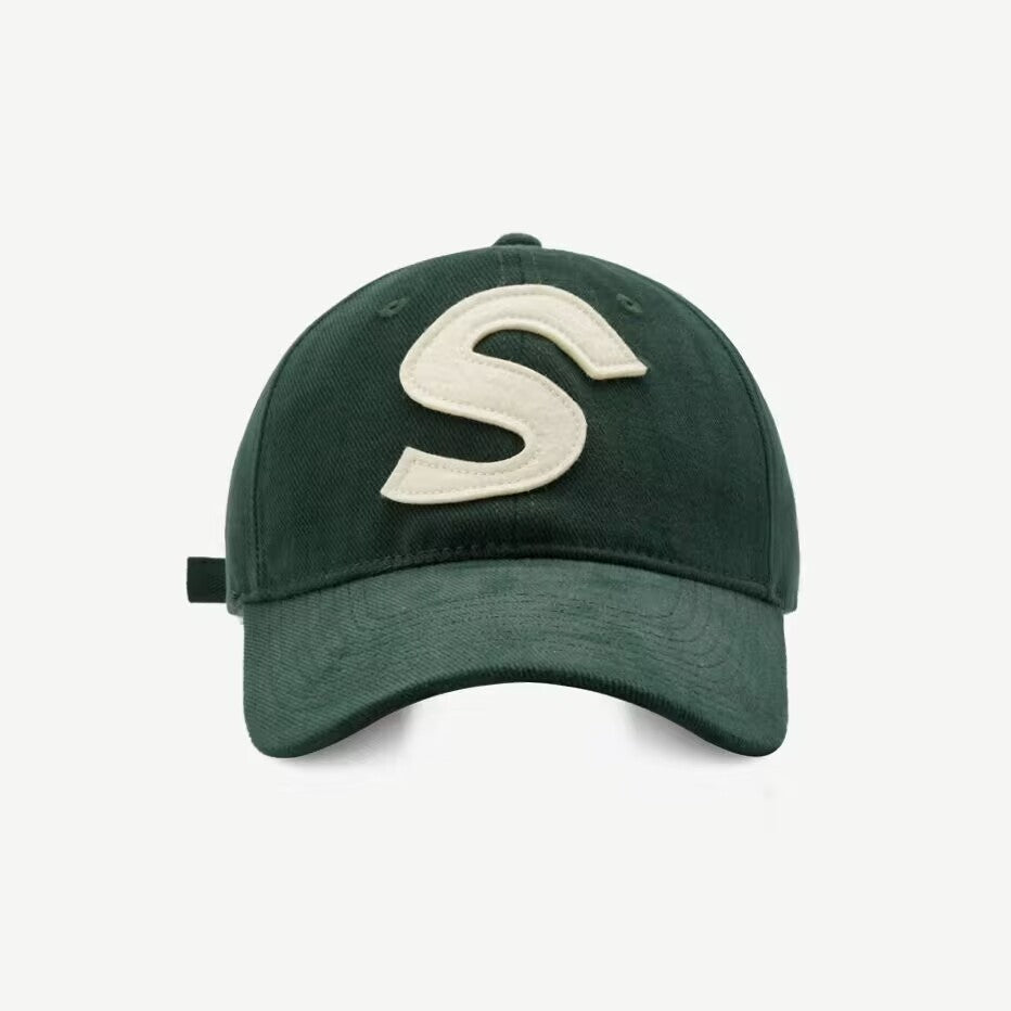 Wholesale Polyester S Letter Wide Brim Baseball Cap