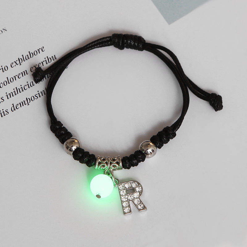 Pulsera Luminosa De Alfabeto Inglés De Aleación al por mayor