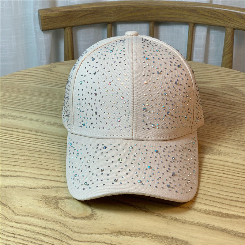 Wholesale Polyester Full Print Rhinestone Baseball Cap