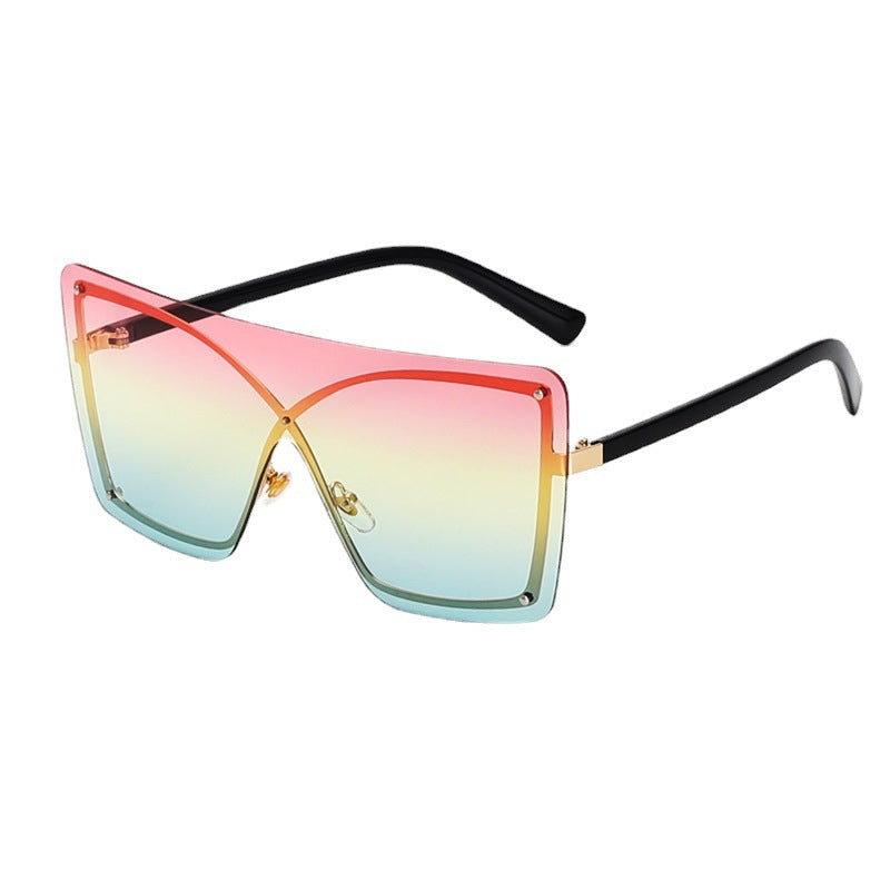 Venta al por mayor Gafas de sol de una pieza con marco grande para PC