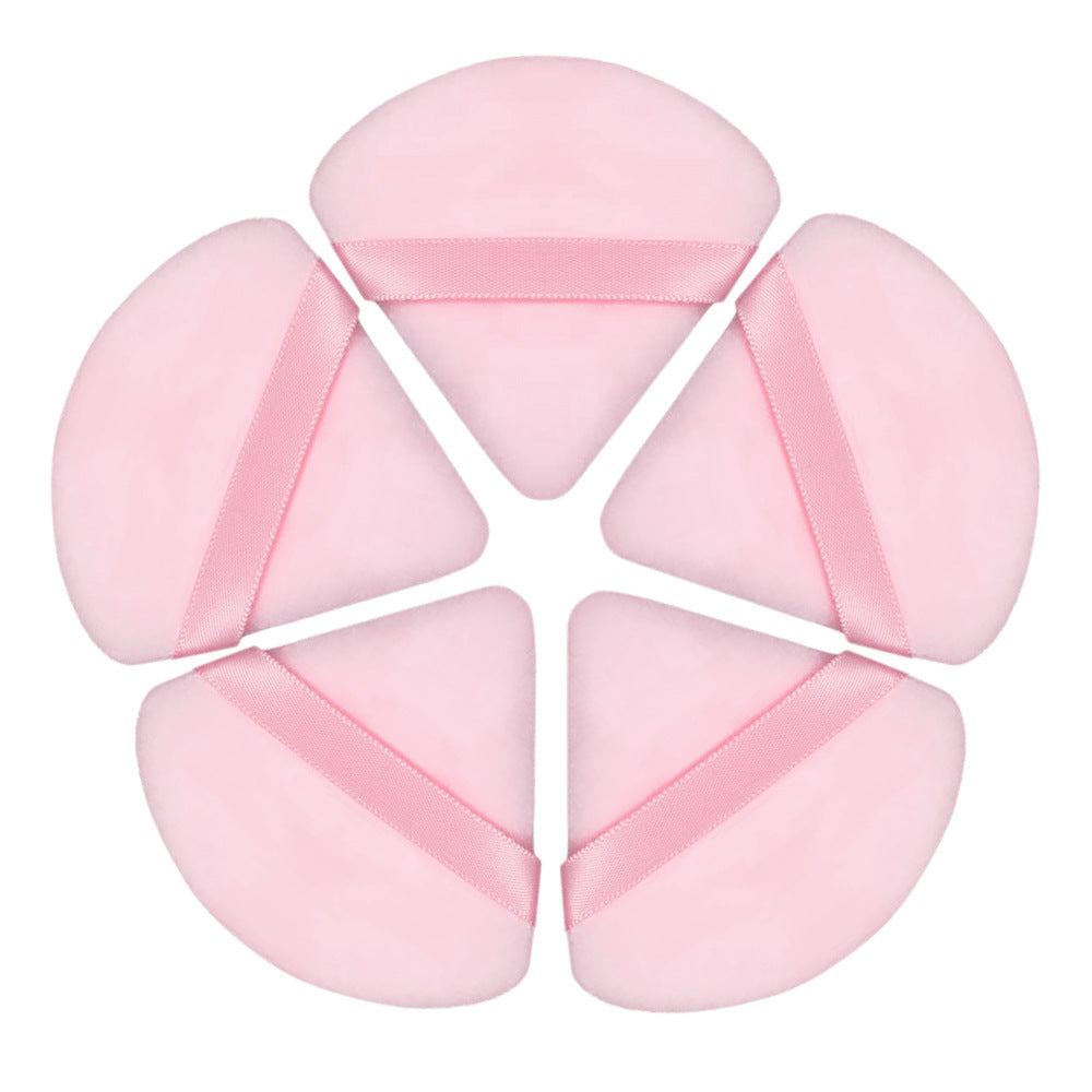 Wholesale Triangle Flocking Powder Puff