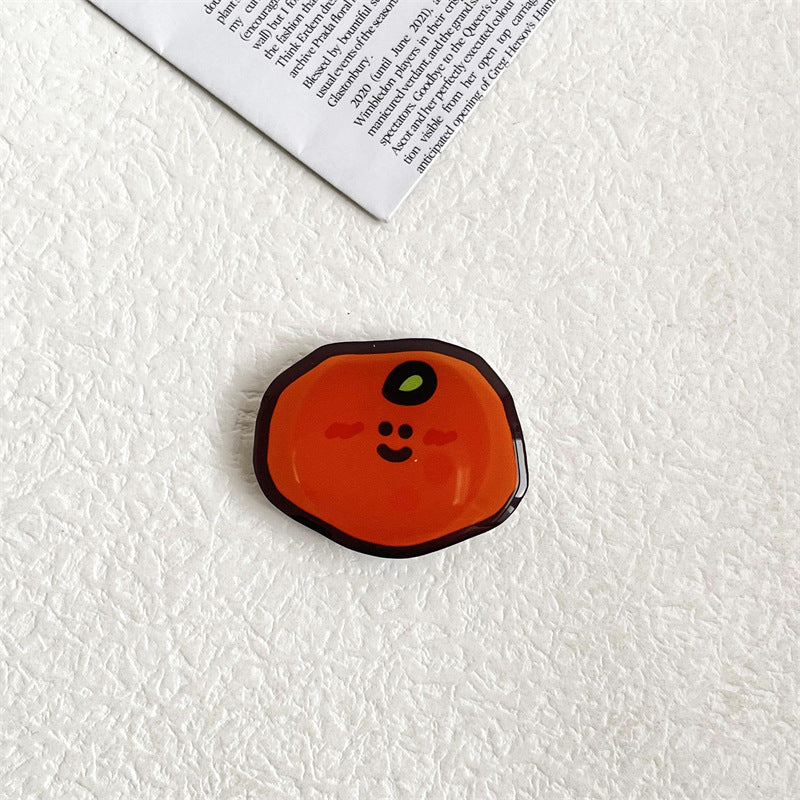 Wholesale Cartoon Banana Burger French Fries Acrylic Airbag Mobile Phone Holder