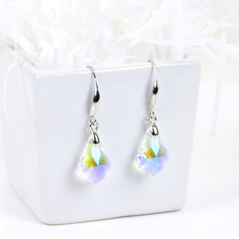 Wholesale Baroque Leaf Crystal Earrings