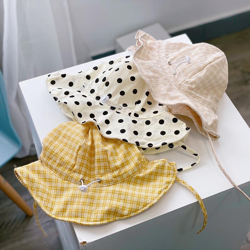 Wholesale Kids Sunshade Big Brim Wool Bucket Hat