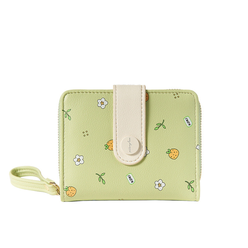 Venta al por mayor Cartera corta de PU para mujer