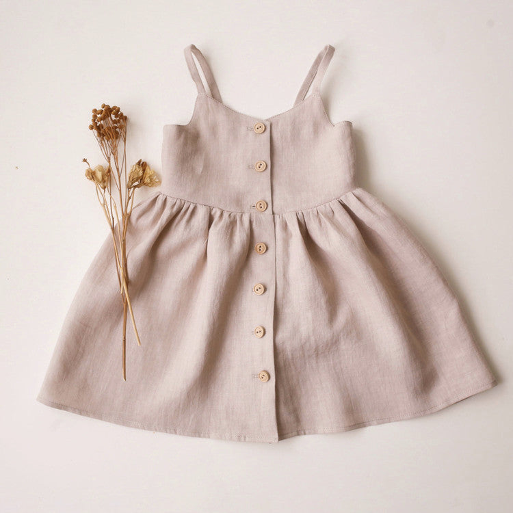 Wholesale Girls Summer Cotton Sundress Baby Clothes
