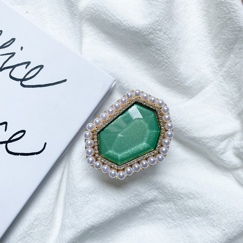 Wholesale Plastic Pearl Air Cushion Mobile Phone Holders