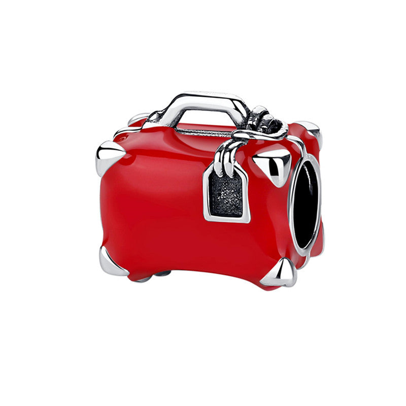 Wholesale 1×1.3CM Sterling Silver Accessories Beads