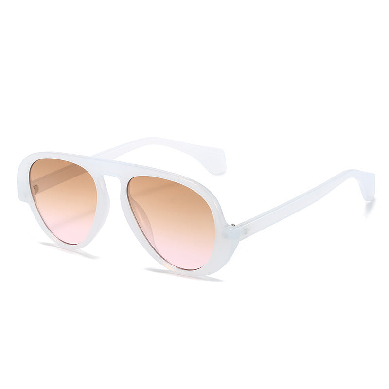 Wholesale PC Simple Contrast Color Sunglasses
